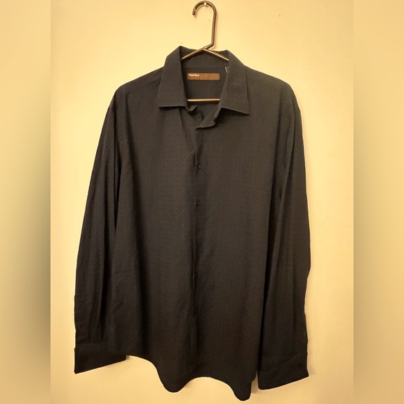 Perry Ellis Men’s Long Sleeve Button Down Shirt Size XL - Picture 1 of 6